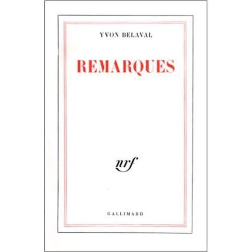 Remarques
