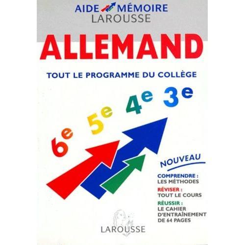 Allemand - Tout Le Programme Du Collège