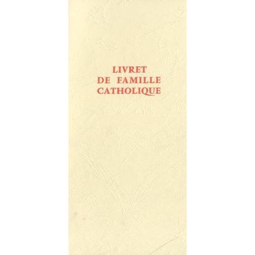 Livret De Famille Catholique