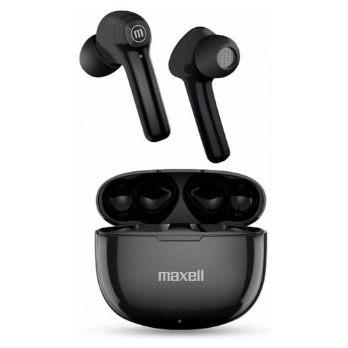 Maxell Dynamic Wireless Headphones With Charging Case Bluetooth Black