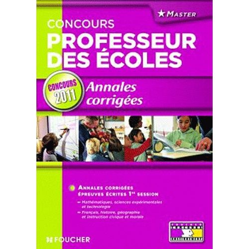 Concours Professeur Des Écoles - Annales Corrigées Épreuves Écrites