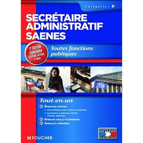 Secrétaire Administratif/Saenes - Toutes Fonctions Publiques, Catégorie B