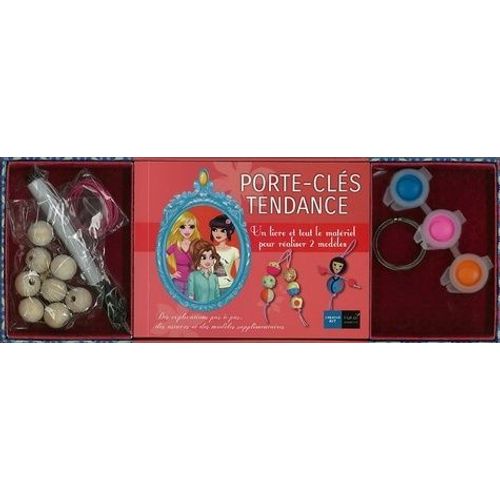 Porte-Clés Tendance - Avec Un Livre Et Tout Le Matériel Pour Réaliser 2 Modèles