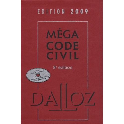 Méga Code Civil 2009 - (1 Cd-Rom)