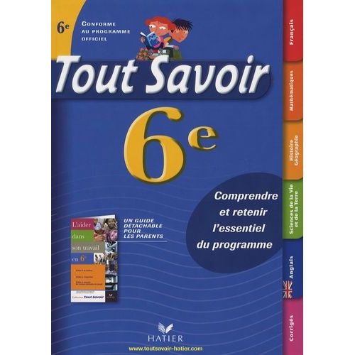 Tout Savoir 6e