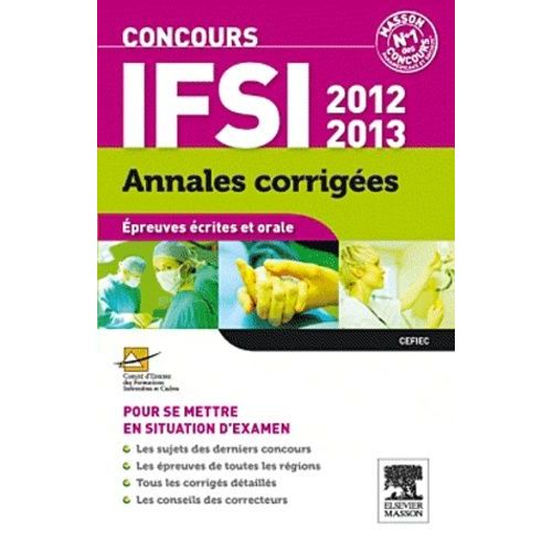 Concours Ifsi - Annales Corrigées