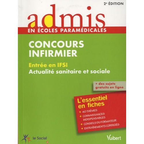 Concours Infirmier - Entrée En Ifsi - Actualité Sanitaire Et Sociale