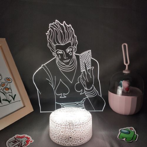 Lampe À Lave 3d Hunter X Hunter, Lampe De Chevet, Veilleuse Af7536