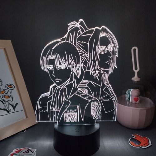 Convient Pour 3d Led Lampe À Lave Lampe De Personnage D'anime Lampe De Chevet Veilleuse Af8376