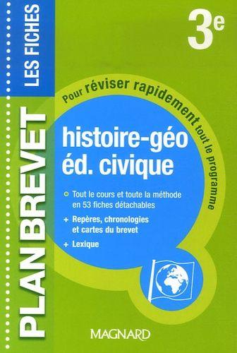 Histoire-Géo, Éducation Civique 3e