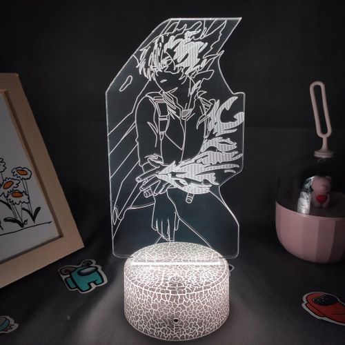 Lampe À Lave 3d My Hero Academia, Lampe De Chevet, Veilleuse Af8193
