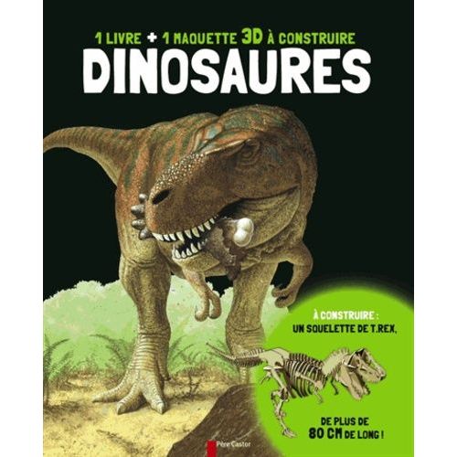 Dinosaures - 1 Livre + 1 Maquette 3d À Construire