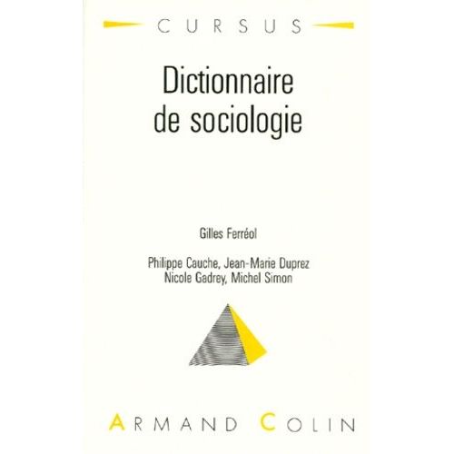 Dictionnaire De Sociologie - 2ème Édition