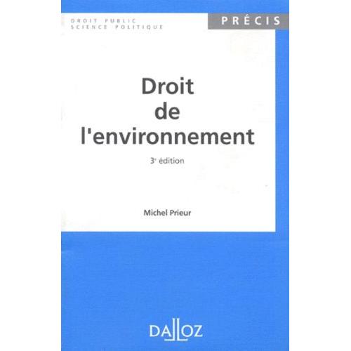 Droit De L'environnement - 3ème Édition 1996