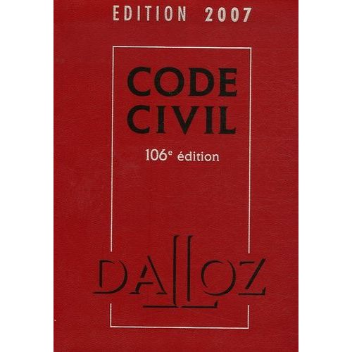 Code Civil 2007