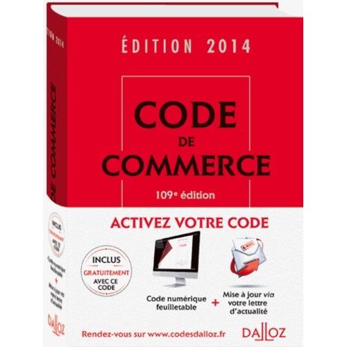 Code De Commerce 2014