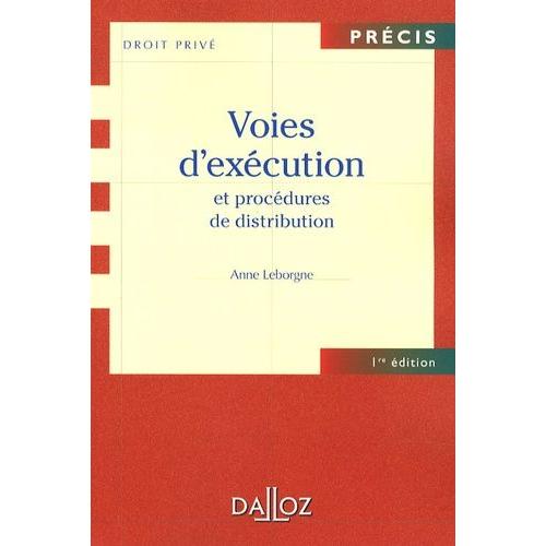 Voies D'exécution Et Procédures De Distribution