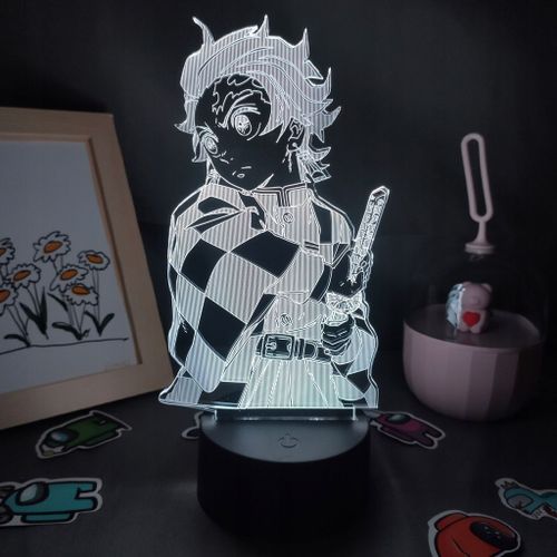Convient Pour Petite Lampe À Lave Anime Démon Slayer Lampe De Dessin Lampe De Chevet Veilleuse Af8441