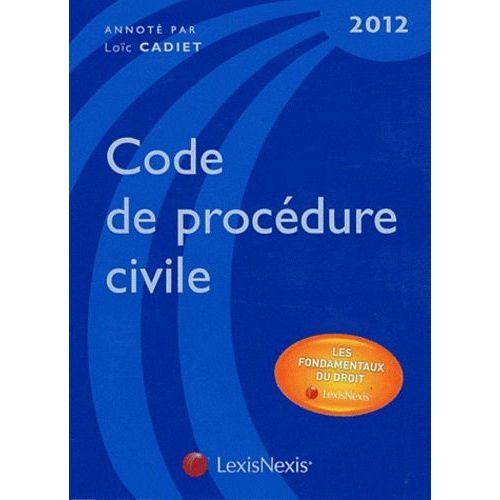 Code De Procédure Civile 2012