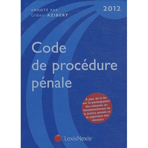Code De Procédure Pénale 2012
