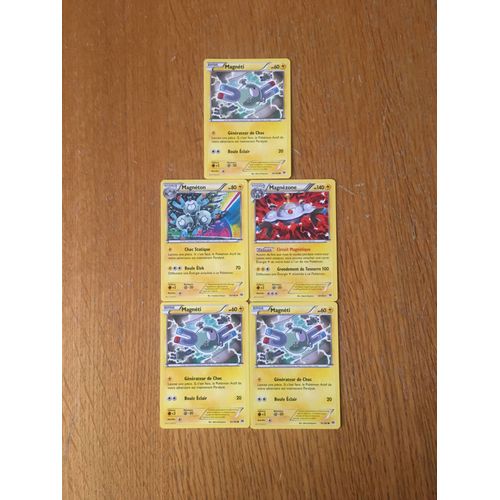 (1761) 3x Magnéti + Magnézone + Magnéton (Pokemon)