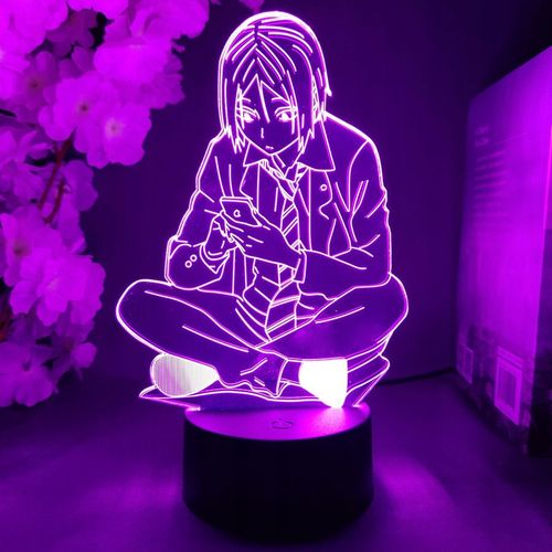 Convient Pour 3d Haikyuu Kozume Kenma D Lampe Lampe De Chevet Veilleuse Af8587