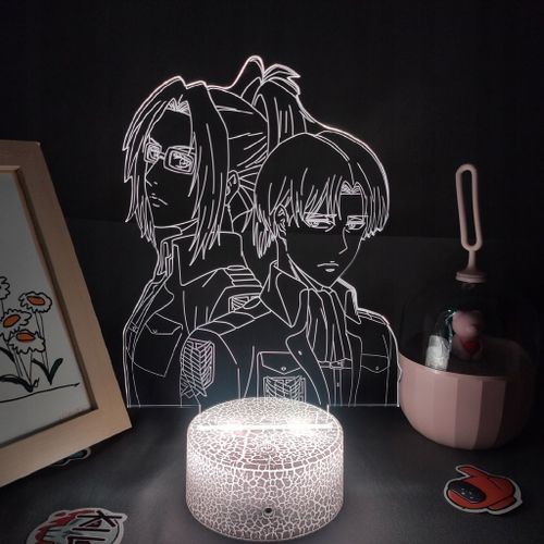 Convient Pour 3d Led Lampe À Lave Lampe De Personnage D'anime Lampe De Chevet Veilleuse Af8411