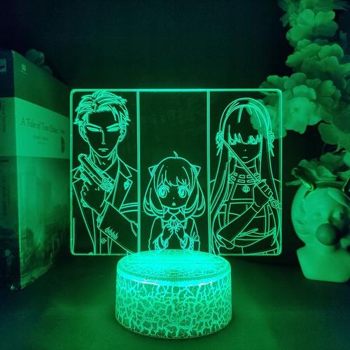 Convient Pour Spy X Family Lampe Anime Kawaii Lampe De Maison Lampe De Chevet Lampe De Nuit Af9185