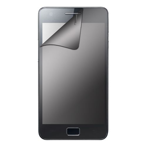 2 X Film De Protection Samsung Galaxy S2 I9000 - 1 Effet Miroir + 1 Transparent