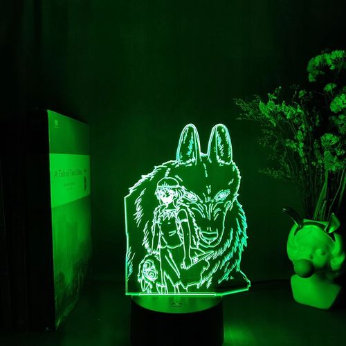 Convient Pour Lampe À Led Anime Princesse Lampe Lampe De Chevet Veilleuse Af9293