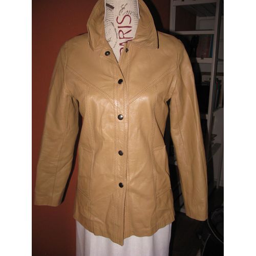 Veste En Cuir D'agneau Femme