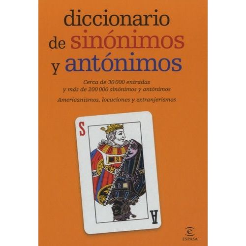 Diccionario De Sinónimos Y Antónimos