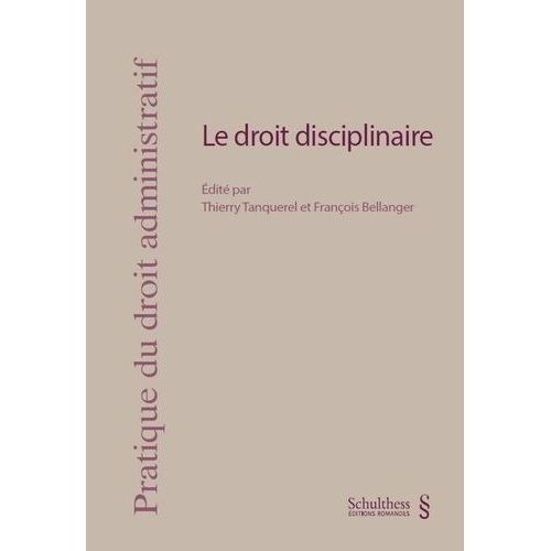 Le Droit Disciplinaire