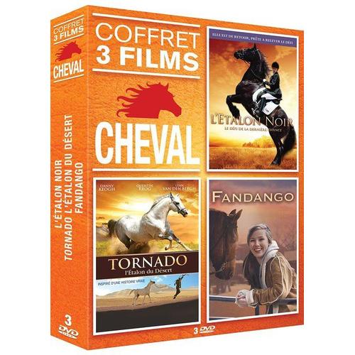 Cheval N° 1 - Coffret 3 Films : L'étalon Noir + Tornado - L'étalon Du Désert + Fandago - Pack