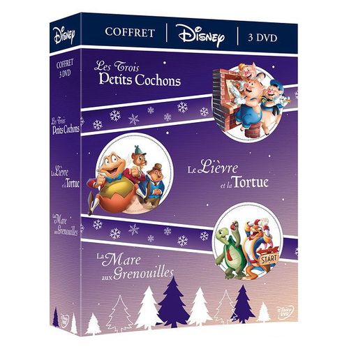 Les Les Trois Petits Cochons + Le Lièvre Et La Tortue + La Mare Aux Grenouilles - Les Intemporels - Coffret 4 Dvd - Pack