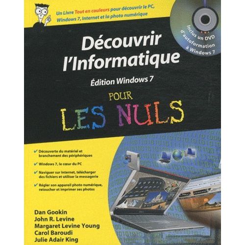 Découvrir L'informatique Pour Les Nuls - Edition Windows 7 (1 Dvd)