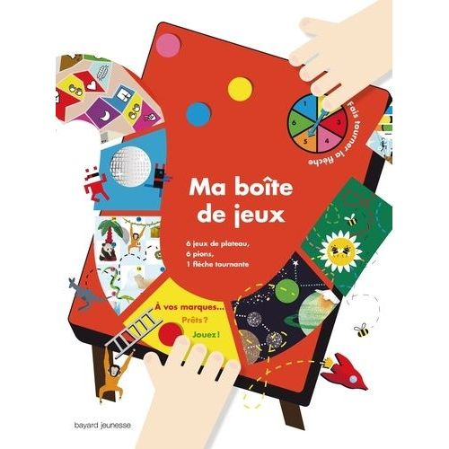 Ma Boîte De Jeux - 6 Jeux De Plateau, 6 Pions, 1 Flèche Tournante