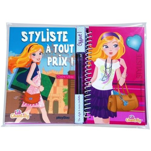 Mon Kit De Styliste - Mon Carnet Styliste, Styliste À Tout Prix ! Avec Un Stylo À Encore Pailletée