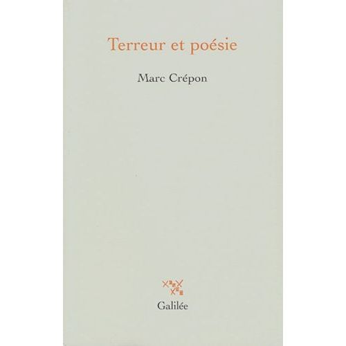 Terreur Et Poésie