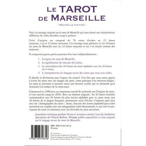 ésotérique Le Tarot d or de marseille version original 78 lames + livret  neuf