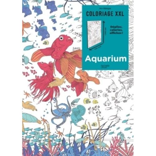 Coloriage Xxl : Aquarium