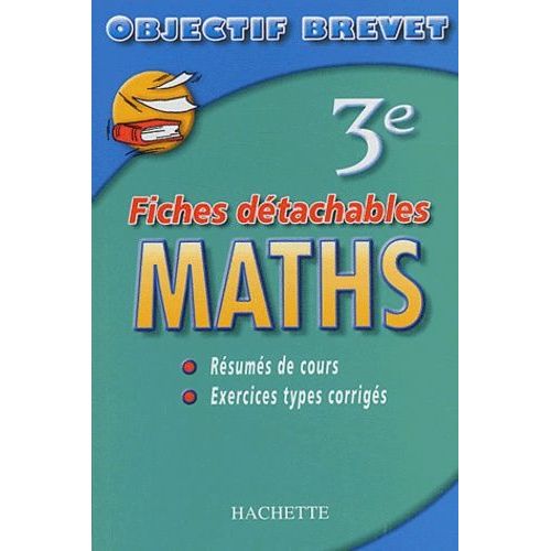 Maths 3ème - Fiches Détachables