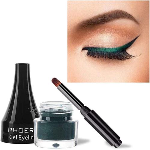 Couleur Eyeliner Gel Liner Coloré Matte Imperméable Bleu Violet Vert Blanc Marron Or Maquillage Pour Les Yeux 