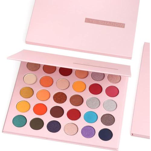 Palette De Fard À Paupières Chaud Palette De Maquillage Nature Nude Earth Tone Waterproof Beauty Cosmetics High Pigment Eye Shadow Gift Set 30 Couleurs 