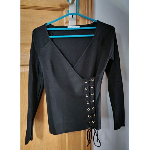 Beau Pull Zara Knit Classique / Sexy / Noir / Taille S / Neuf