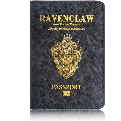 Protège Passeport Harry Étui pour Passeport en Similicuir de qualité supérieure avec Cartes de crédit, pièces d'identité et Documents de Voyage