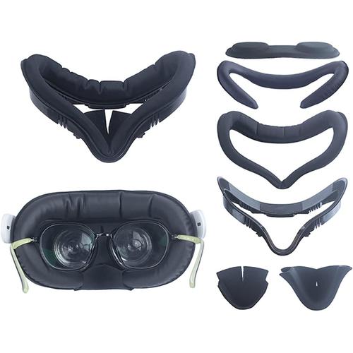 Lot De 6 Masques De Réalité Virtuelle En Cuir Pour Oculus Quest/Oculus Quest 2 Accessoires De Lunettes De Réalité Virtuelle (Kit De Masque Élargissant Pour Oculus Quest 2)