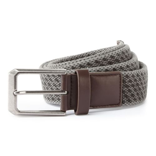 Ceinture Homme Effet D?Lav? Vintage En Toile - Aq905 - Gris
