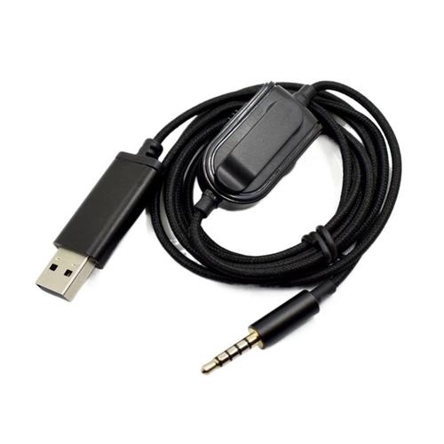 Ligne audio Convient Compatible for Logitech Astro A10 A40 Gaming Headset Câble audio ligne audio USB Analogique 7.1 Carte son câble audio Fils HDMI