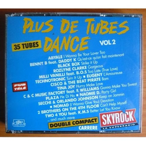 Double Compact Disc Plus De Tubes Dance Volume 2